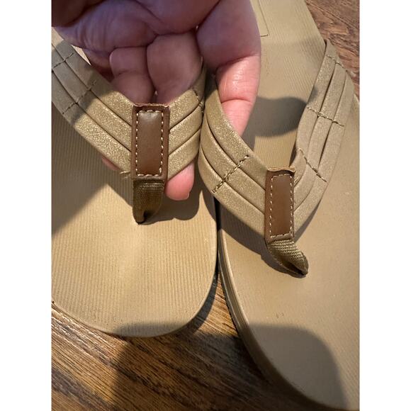 O'Rageous Cushion Flip Flops – Beige | Women’s Size 9 Summer Staple Shoe - Picture 9 of 9